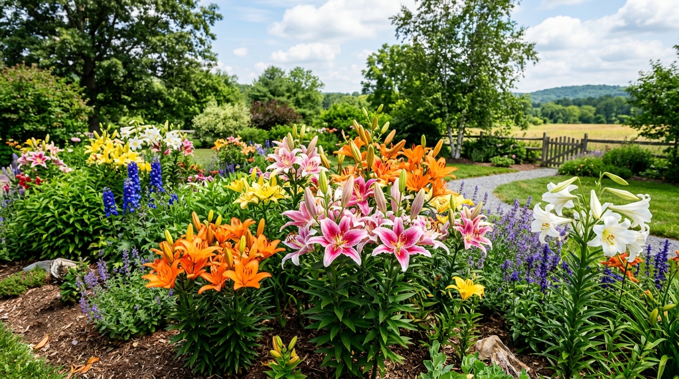 Уход за лилиями по месяцам: простой календарь