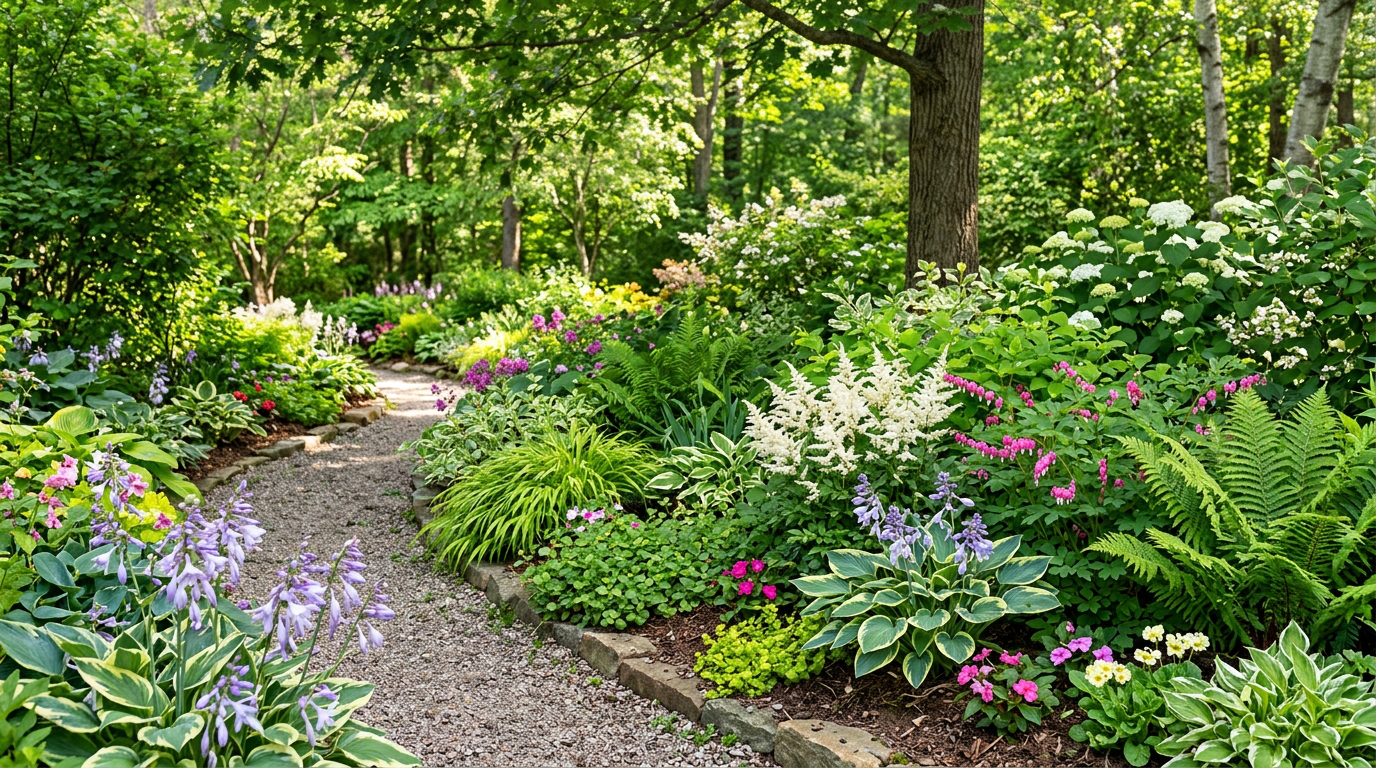 Лучшие цветы для тенистого сада: подборка