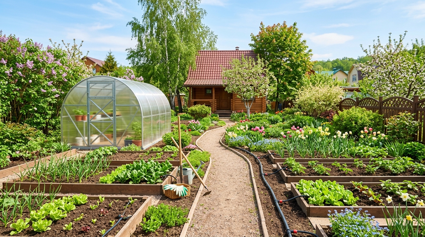 Подготовка дачного участка к новому сезону: пошагово