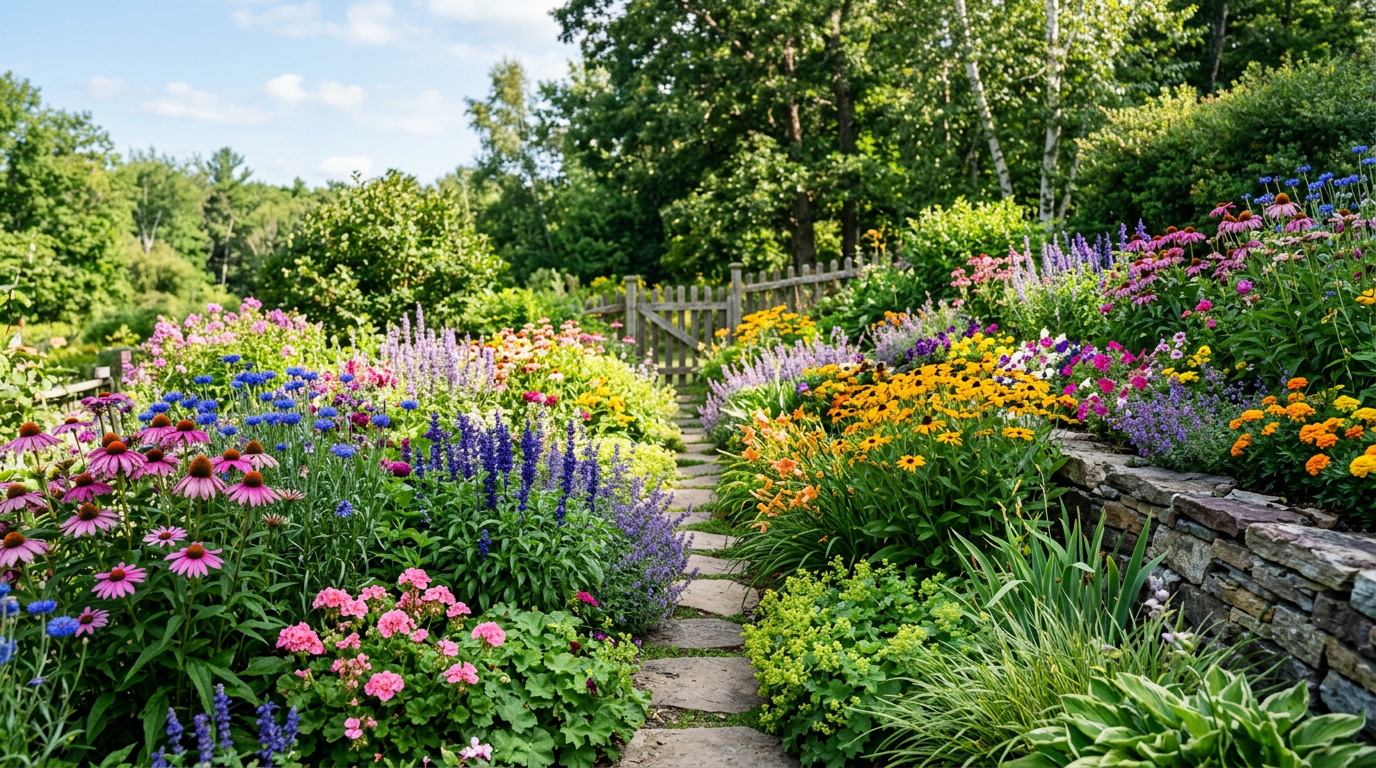 Какие цветы долго цветут всё лето: топ-виды