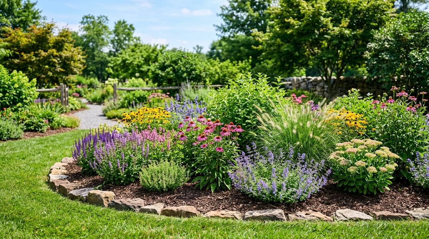 Клумба без лишних хлопот: идеи и уход