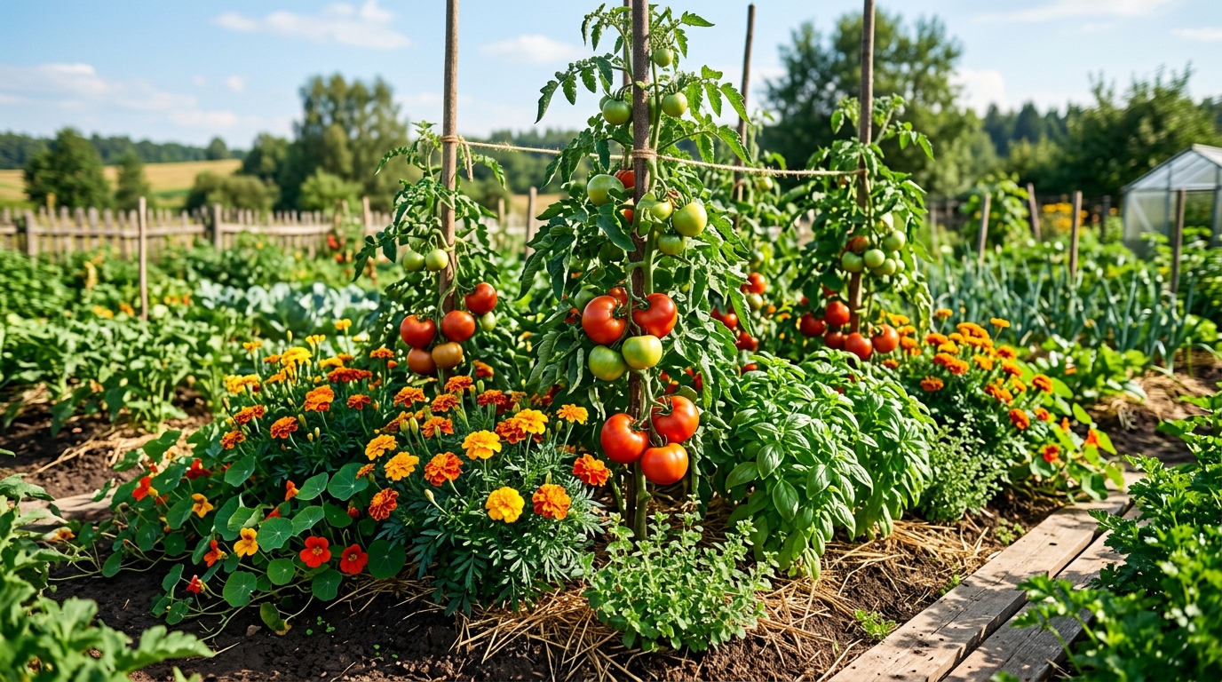 Что посадить рядом с помидорами для лучшего роста