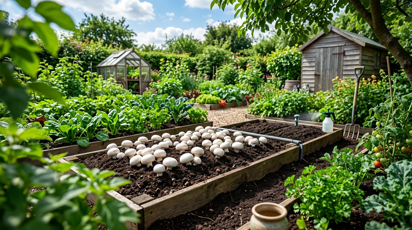 Как создать условия для выращивания шампиньонов
