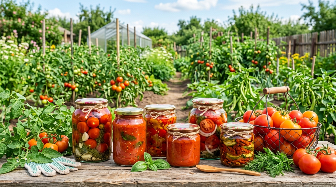 Вкусные заготовки из помидоров без «надоедает»