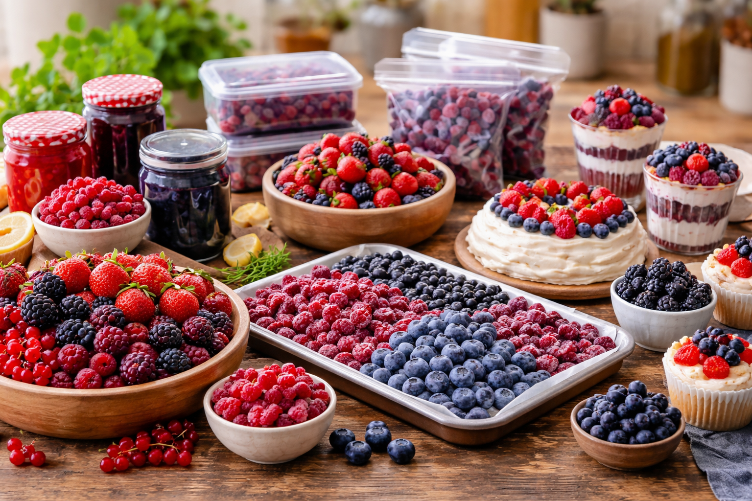 Какие ягоды лучше для варенья, заморозки и десертов